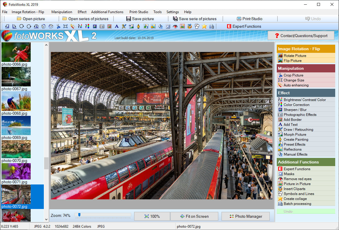 Photo editor software